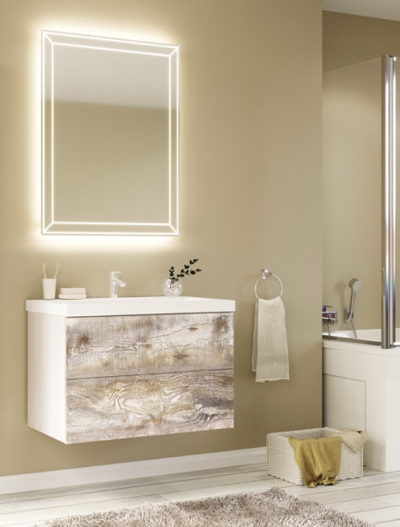 Зеркало Marka One Mix Classic 2 70 С подсветкой Зеркало Marka One Mix Classic 2 70 С подсветкой