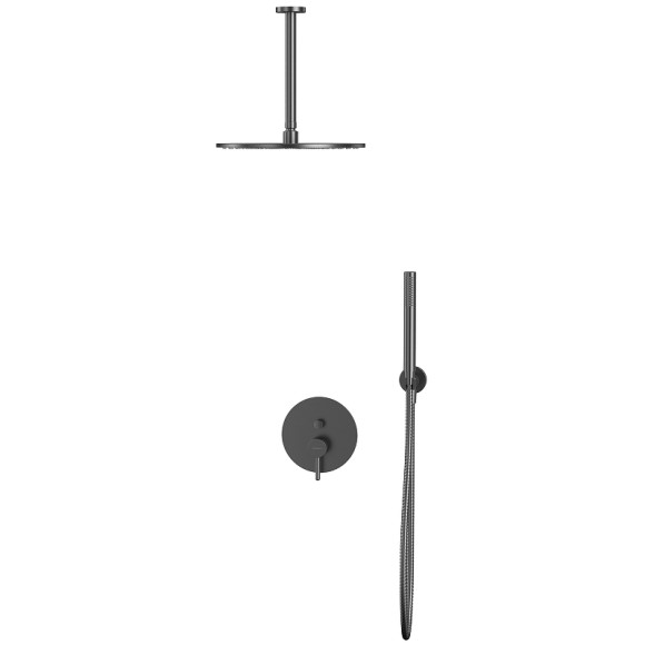 Душевая система Whitecross Y gunmetal YSET12GM Оружейная сталь Душевая система Whitecross Y gunmetal YSET12GM Оружейная сталь
