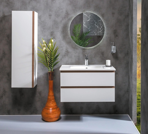 Тумба под раковину Boheme Armadi Art Capolda 85 849-085-WW подвесная Белая Дерево Тумба под раковину Boheme Armadi Art Capolda 85 849-085-WW подвесная Белая Дерево