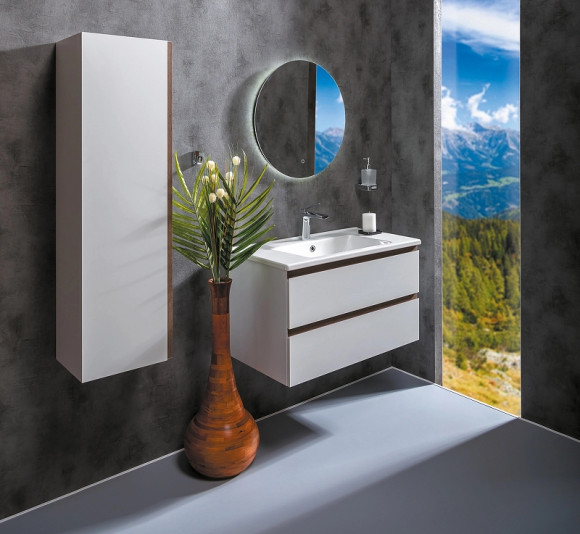 Тумба под раковину Boheme Armadi Art Capolda 85 849-085-WW подвесная Белая Дерево Тумба под раковину Boheme Armadi Art Capolda 85 849-085-WW подвесная Белая Дерево