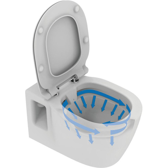 Унитаз Ideal Standard Connect E822301 подвесной с сиденьем Микролифт Унитаз Ideal Standard Connect E822301 подвесной с сиденьем Микролифт