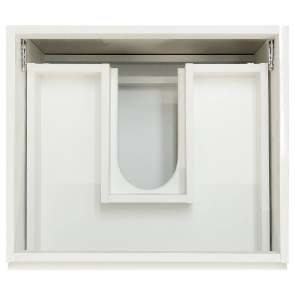 Тумба с раковиной Эстет Dallas Luxe 100 L ФР-00002321 подвесная Белая