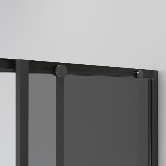 Душевой уголок Niagara Nova 80х80 NG-2822-34BLACK профиль Черный матовый стекло тонированное Душевой уголок Niagara Nova 80х80 NG-2822-34BLACK профиль Черный матовый стекло тонированное