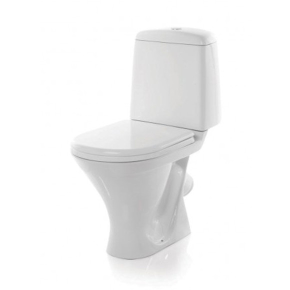 Унитаз Sanita Аттика эконом WC.CC/Attica/1-P/WHT.G/S1 Белый