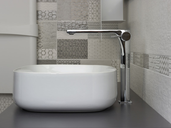 Смеситель для раковины Paffoni Rock RO081CR Хром Смеситель для раковины Paffoni Rock RO081CR Хром