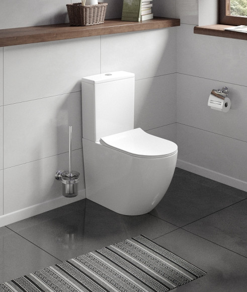 Унитаз компакт Koller Pool Round RN-0665-RC-C без бачка с сиденьем Микролифт