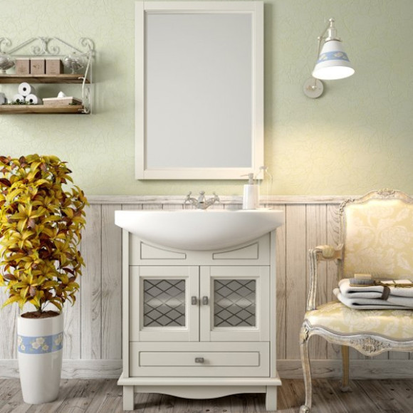 Зеркало Opadiris Омега 65 Z0000006456 Слоновая кость Зеркало Opadiris Омега 65 Z0000006456 Слоновая кость