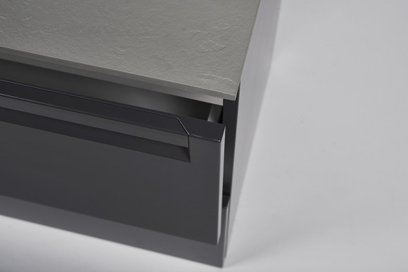 Тумба с раковиной Inda Piccadilly 80MG подвесная Matt Grafite Тумба с раковиной Inda Piccadilly 80MG подвесная Matt Grafite