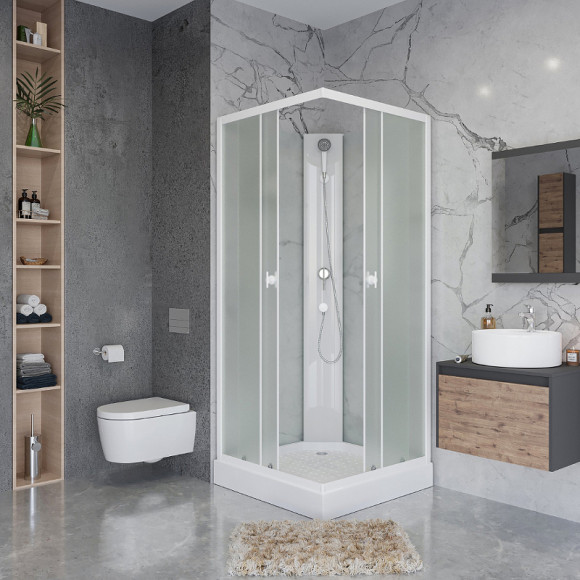 Душевая кабина Niagara Promo 90x90 P90/13Q/MT/BK без гидромассажа Душевая кабина Niagara Promo 90x90 P90/13Q/MT/BK без гидромассажа