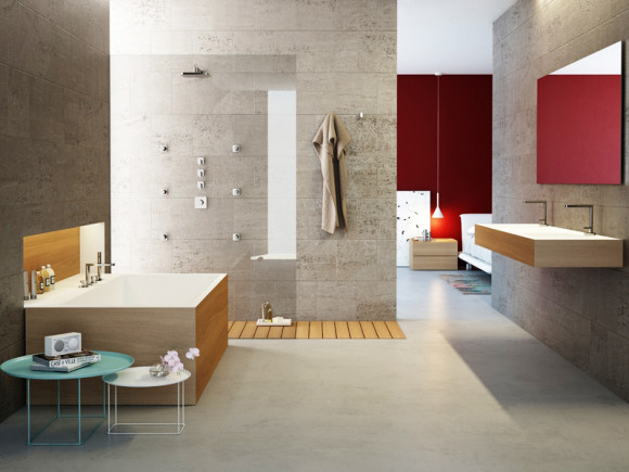 Смеситель на борт ванны Webert Living LV730401015 Хром