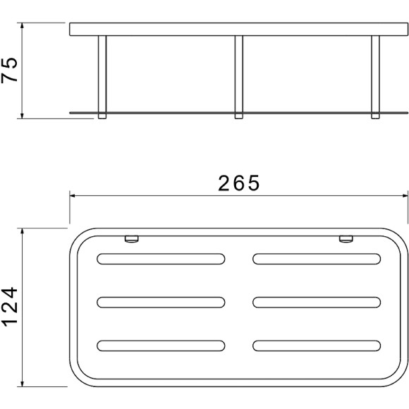 Полка корзина Aquatek AQ4936CR Хром Полка корзина Aquatek AQ4936CR Хром