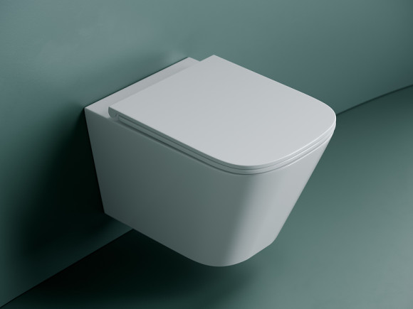 Унитаз Ceramicanova Union CN4009T подвесной Белый с сиденьем Микролифт