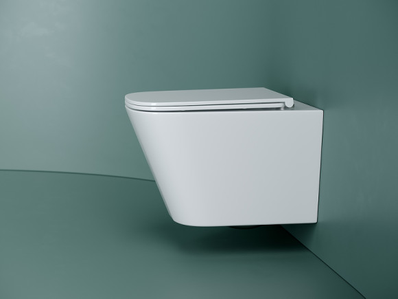 Унитаз Ceramicanova Union CN4009T подвесной Белый с сиденьем Микролифт