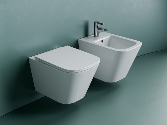 Унитаз Ceramicanova Union CN4009T подвесной Белый с сиденьем Микролифт