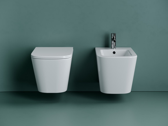 Унитаз Ceramicanova Union CN4009T подвесной Белый с сиденьем Микролифт