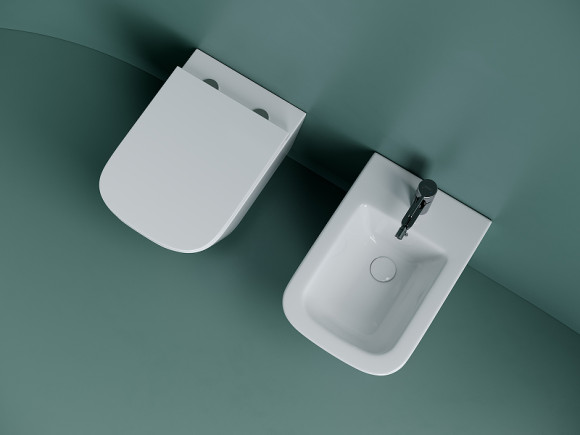 Унитаз Ceramicanova Union CN4009T подвесной Белый с сиденьем Микролифт