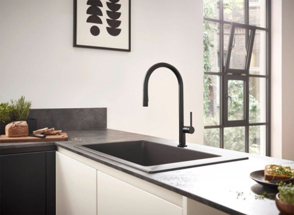 Смеситель для кухни Hansgrohe Talis M54 72802670 Черный матовый