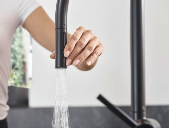 Смеситель для кухни Hansgrohe Talis M54 72802670 Черный матовый