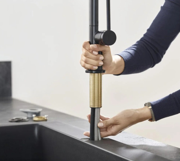 Смеситель для кухни Hansgrohe Talis M54 72802670 Черный матовый