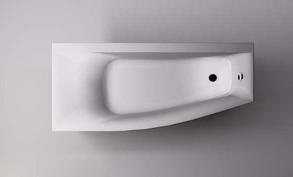 Ванна из искусственного камня Astra Form Скат 170х75 L 01010014 без гидромассажа Ванна из искусственного камня Astra Form Скат 170х75 L 01010014 без гидромассажа