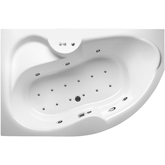 Акриловая ванна Vayer Azalia 170x105 L Гл000006728 без гидромассажа Акриловая ванна Vayer Azalia 170x105 L Гл000006728 без гидромассажа