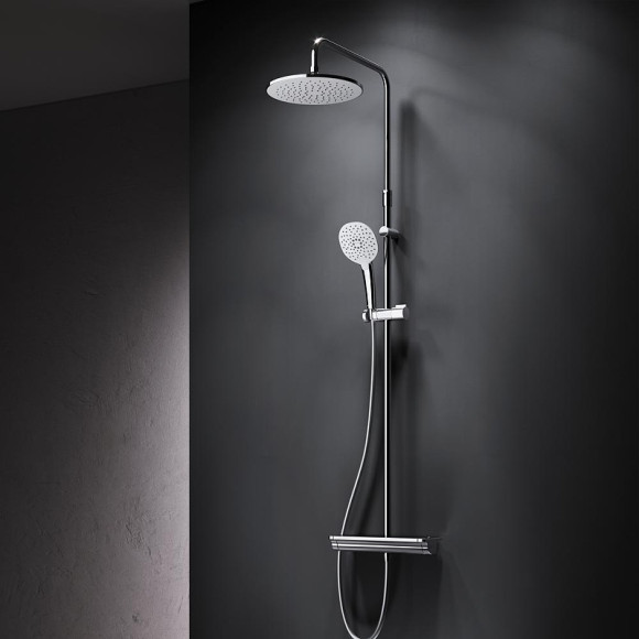 Душевая система AM.PM Spirit V2.0 F0770A400 с термостатом Хром Душевая система AM.PM Spirit V2.0 F0770A400 с термостатом Хром
