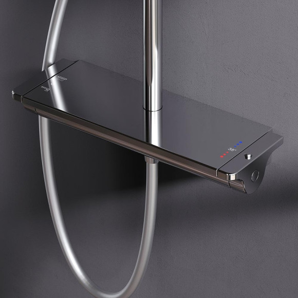 Душевая система AM.PM Spirit V2.0 F0770A400 с термостатом Хром Душевая система AM.PM Spirit V2.0 F0770A400 с термостатом Хром