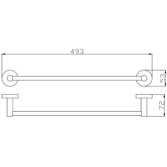 Полотенцедержатель Rav Slezak Colorado COA0701/45ZRL Розовый золотистый глянцевый Полотенцедержатель Rav Slezak Colorado COA0701/45ZRL Розовый золотистый глянцевый