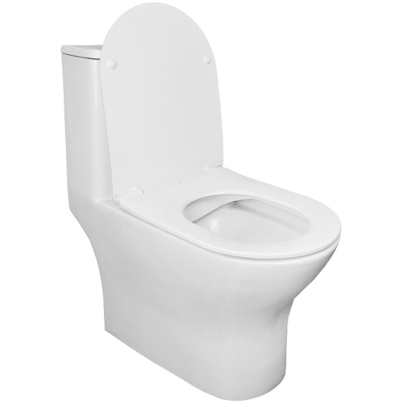 Унитаз моноблок Azario Terni AZ-8618 с бачком и сиденьем Микролифт Унитаз моноблок Azario Terni AZ-8618 с бачком и сиденьем Микролифт