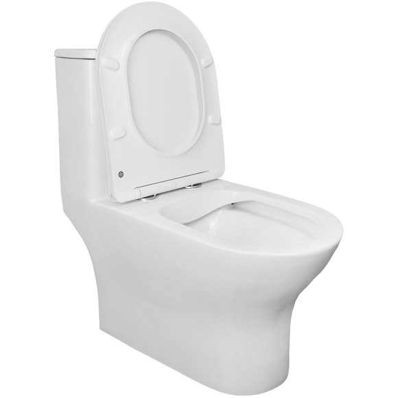 Унитаз моноблок Azario Terni AZ-8618 с бачком и сиденьем Микролифт Унитаз моноблок Azario Terni AZ-8618 с бачком и сиденьем Микролифт