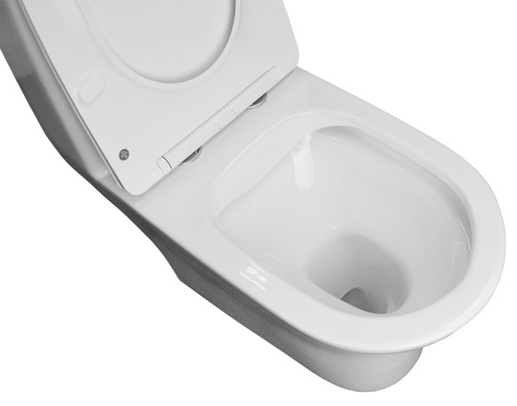 Унитаз моноблок Azario Terni AZ-8618 с бачком и сиденьем Микролифт Унитаз моноблок Azario Terni AZ-8618 с бачком и сиденьем Микролифт