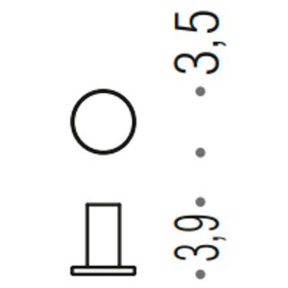 Крючок Colombo Design Mini CD107.NM Черный матовый