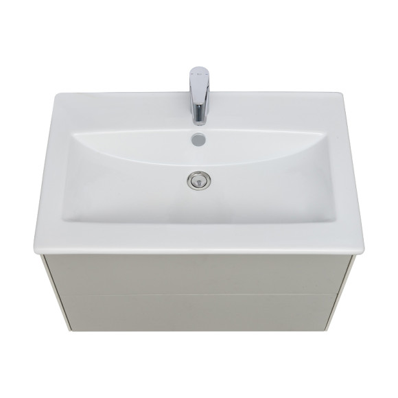 Тумба под раковину Aquaton Сохо 75 1A258101AJ9A0 подвесная Слэйт Галька серая