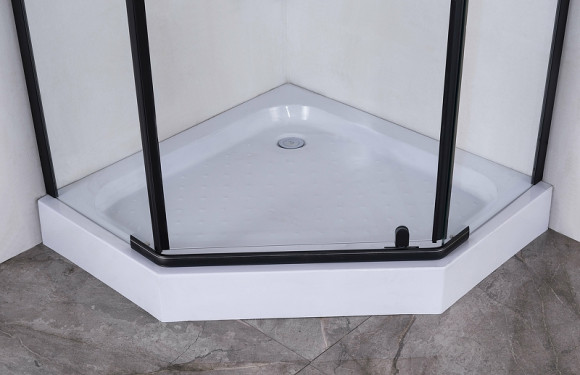 Душевой уголок Niagara Nova NG-6805-08 BLACK 90х90 профиль Черный стекло прозрачное Душевой уголок Niagara Nova NG-6805-08 BLACK 90х90 профиль Черный стекло прозрачное