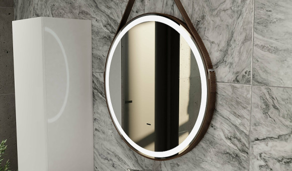 Зеркало Jorno Wood 50 Wood.02.50/ТК с подсветкой с бесконтактным выключателем