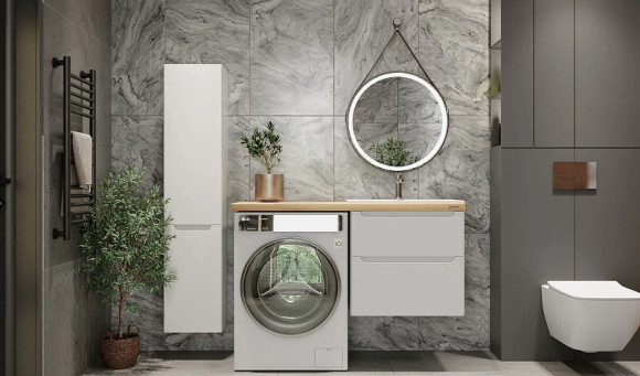 Зеркало Jorno Wood 50 Wood.02.50/ТК с подсветкой с бесконтактным выключателем