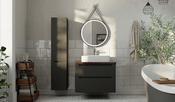 Зеркало Jorno Wood 50 Wood.02.50/ТК с подсветкой с бесконтактным выключателем