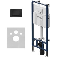 Инсталляция AM.PM MasterFit I012710.0238 для унитаза с Черной матовой клавишей смыва