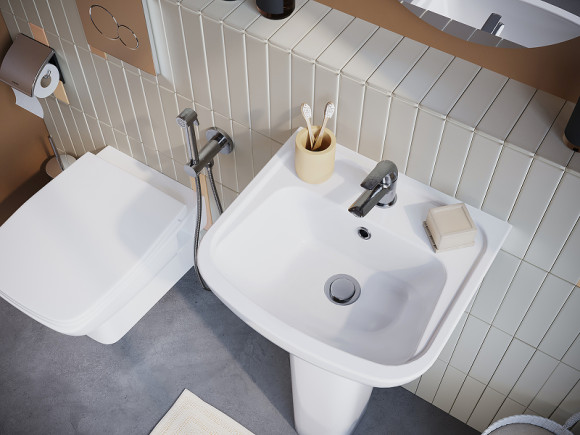 Раковина Santek Лонги 45 1WH501753 Белая