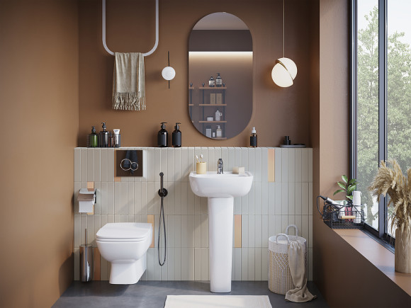 Раковина Santek Лонги 45 1WH501753 Белая