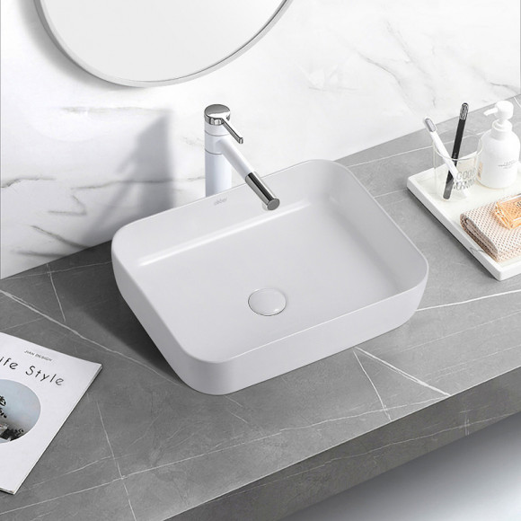 Раковина-чаша Abber Rechteck 50 AC2202 Белая Раковина-чаша Abber Rechteck 50 AC2202 Белая