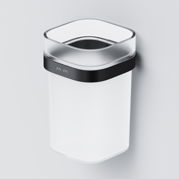 Стакан для зубных щеток AM.PM Func A8F34322 Черный матовый Стакан для зубных щеток AM.PM Func A8F34322 Черный матовый