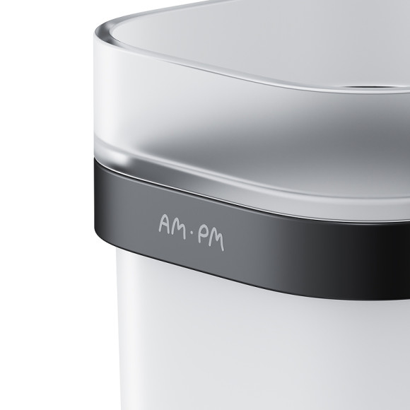 Стакан для зубных щеток AM.PM Func A8F34322 Черный матовый Стакан для зубных щеток AM.PM Func A8F34322 Черный матовый