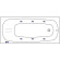 Акриловая ванна Whitecross Layla Slim 170x75 0122.170075.100.LINENANO.CR с гидромассажем Акриловая ванна Whitecross Layla Slim 170x75 0122.170075.100.LINENANO.CR с гидромассажем