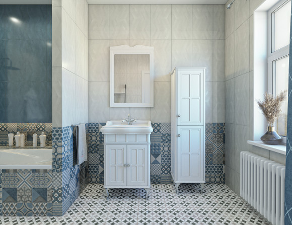 Зеркало Caprigo Borgo 60 33430-B231 Белое матовое