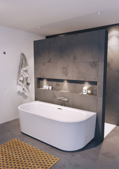 Акриловая ванна Riho Desire Wall Mounted Velvet White 180x84 B089001105 (BD0710500000000) без гидромассажа Акриловая ванна Riho Desire Wall Mounted Velvet White 180x84 B089001105 (BD0710500000000) без гидромассажа