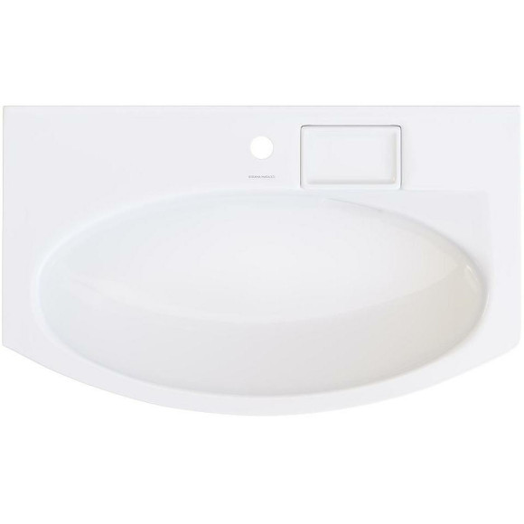 Раковина Kerama Marazzi Riva 80 RV.wb.80 Белая глянцевая Раковина Kerama Marazzi Riva 80 RV.wb.80 Белая глянцевая