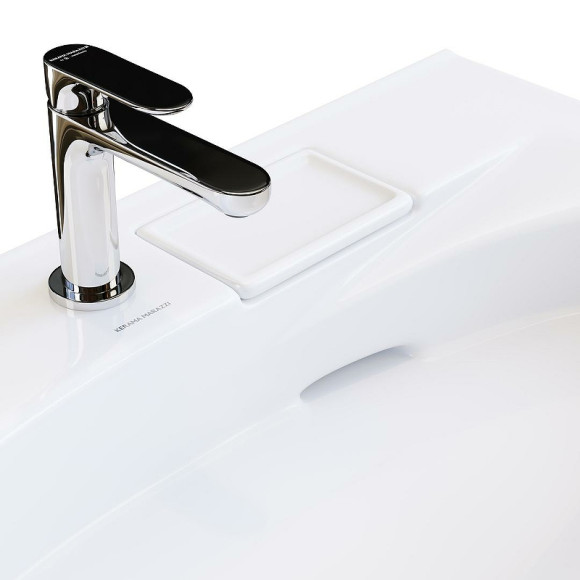 Раковина Kerama Marazzi Riva 80 RV.wb.80 Белая глянцевая Раковина Kerama Marazzi Riva 80 RV.wb.80 Белая глянцевая