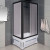 Душевой уголок Radomir Верчелли 120x80 R 1-03-6-2-0-0131 профиль Черный стекло матовое