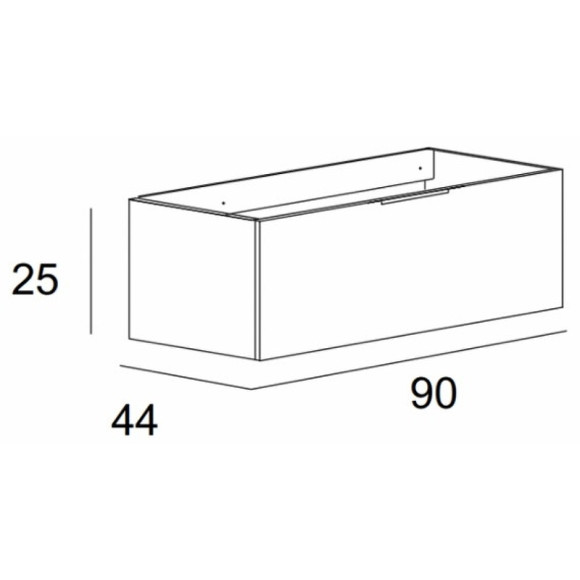 Тумба под раковину Cezares Premium 90 55421 подвесная Bianco opaco Тумба под раковину Cezares Premium 90 55421 подвесная Bianco opaco
